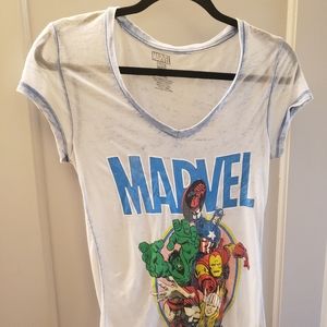 Marvel Comics Avengers Sheer T Shirt. Size M.
